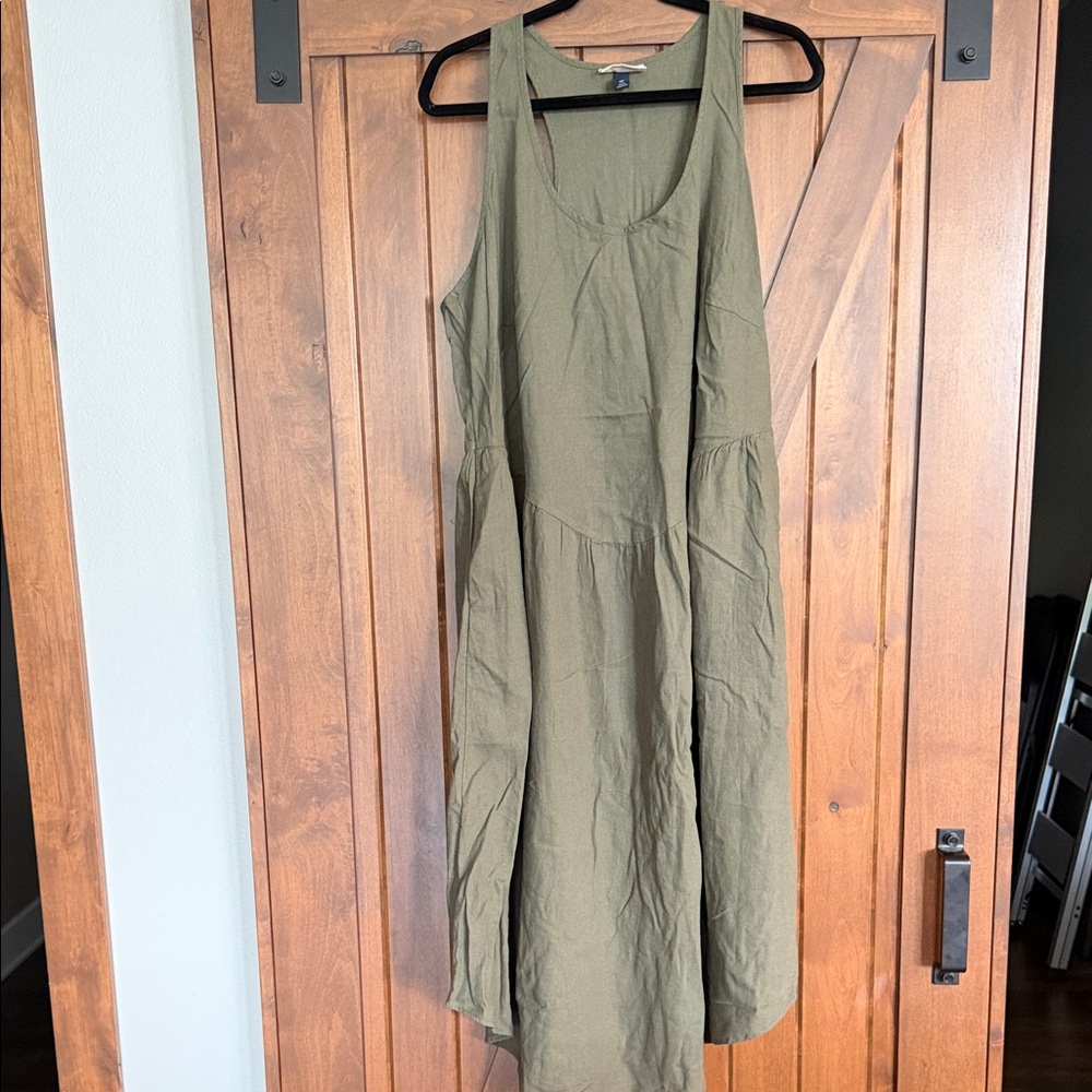 Universal Thread Olive Green Maxi Tank Dress